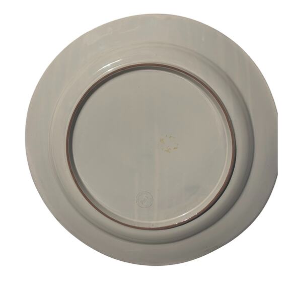 Pier 1 Hand Painted XLarge 15.5" Round Italy Made Beach Vacation Platter Bowl - Picture 4 of 7